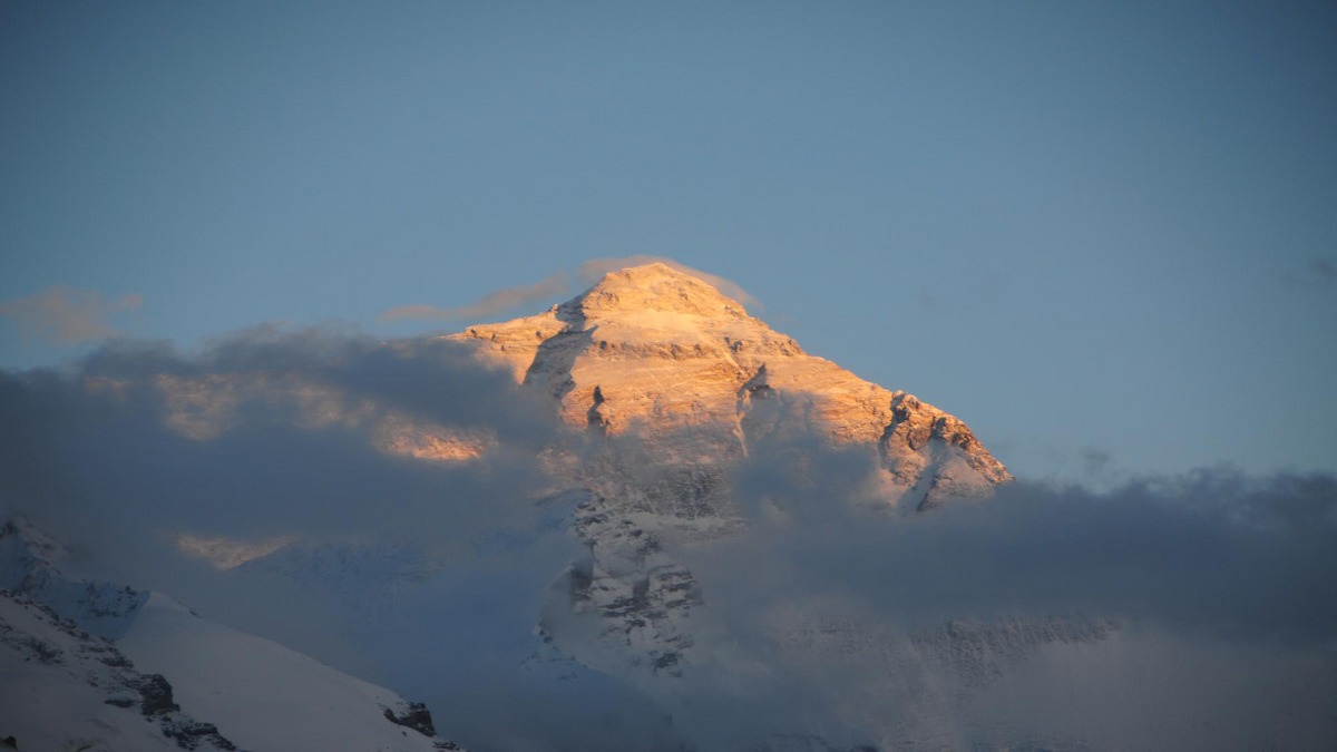 "Sunrise at Mansarovar Lake spiritual landscape"
